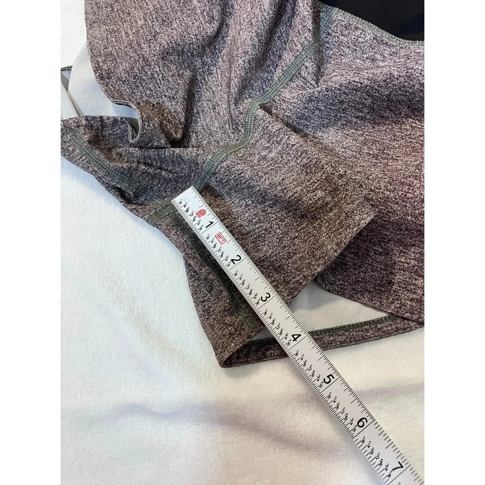 Lululemon 6 Speed Up Shorts Heathered Gray Black Running Athletic Lined 2.5
